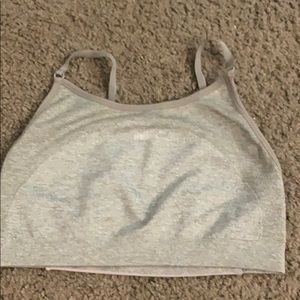 Green gymshark sports bra